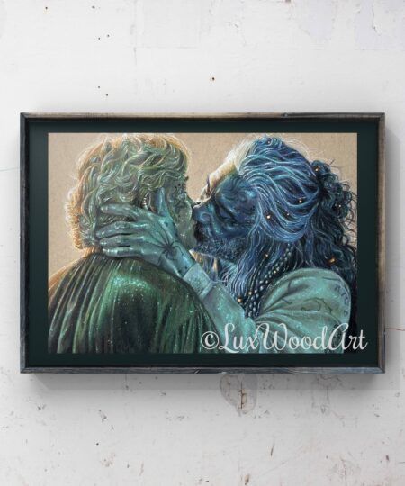 Ocean Kiss - Stede Bonnet (Rhys Darby) & Edward Teach (Taika Waititi) - Our Flag Means Death fanart